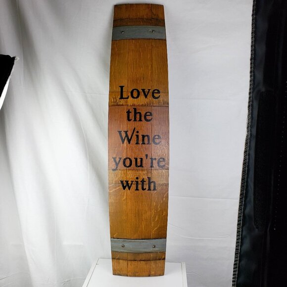 Wine Barrel Hanging Artwork - Picture 1 of 3